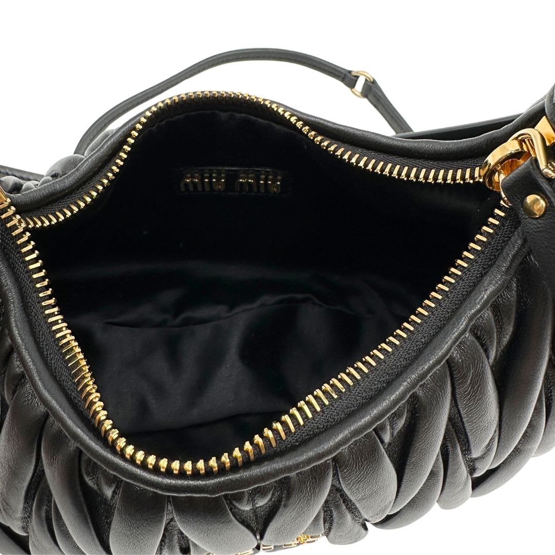 Borsa Miu Miu Wander matelassé Small