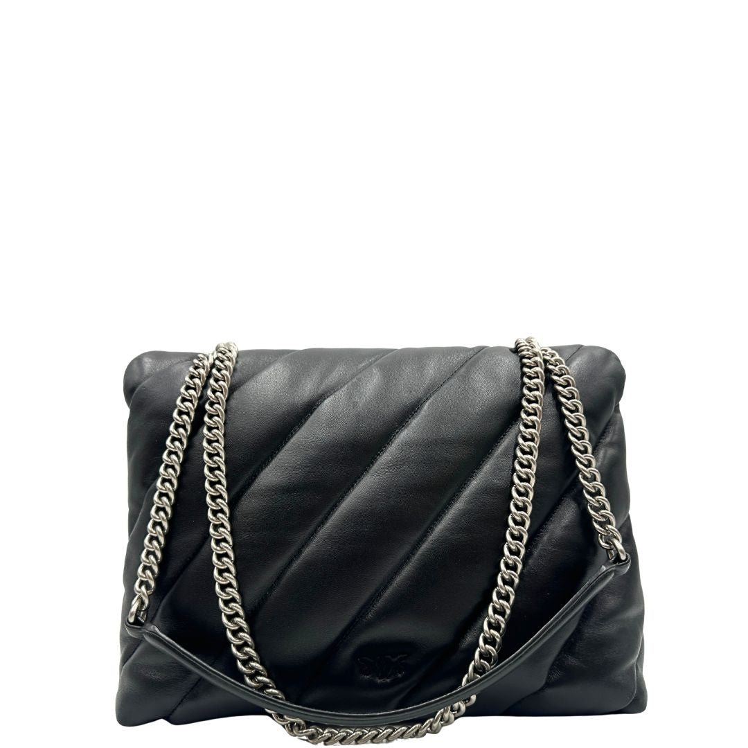 Borsa Pinko Maxi Love Puff nera