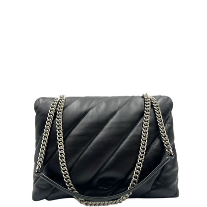Borsa Pinko Maxi Love Puff nera