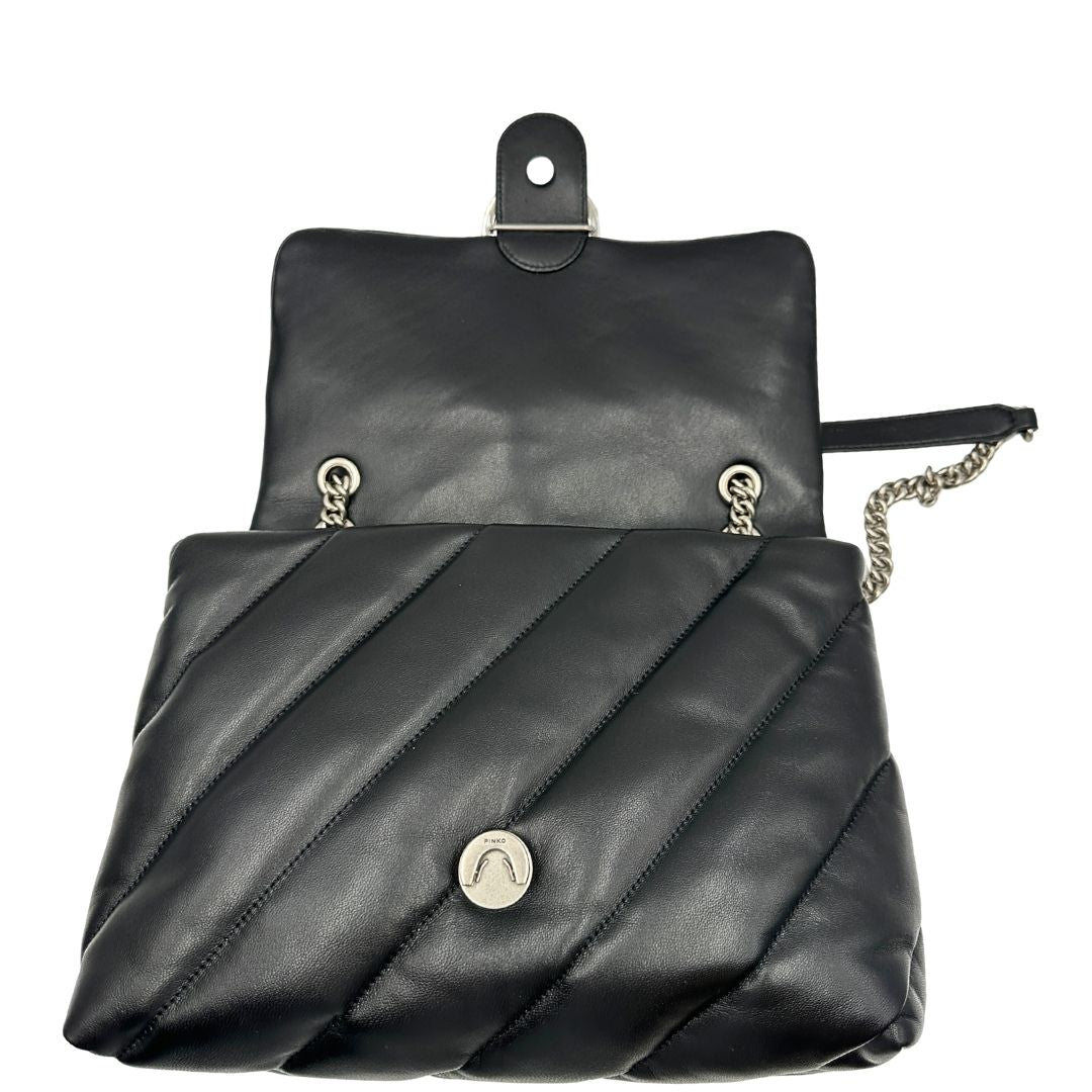 Borsa Pinko Maxi Love Puff nera