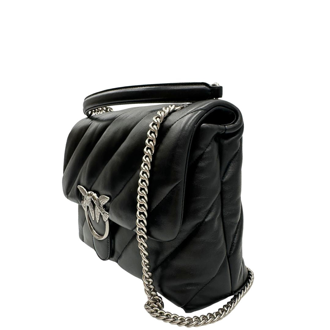 Borsa Pinko Maxi Love Puff nera