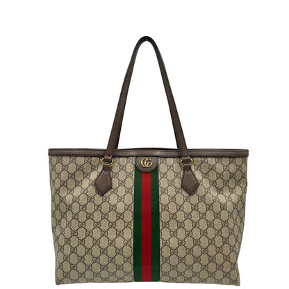 front Borsa Gucci realizzata in canvas GG, di lusso, originale, ottime condizioni, usata 