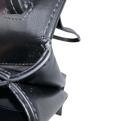 Borsa Hogan H-Bag in pelle nera munita di doppi manici, indossabile a spalla, di lusso, originale, ottime condizioni, usata