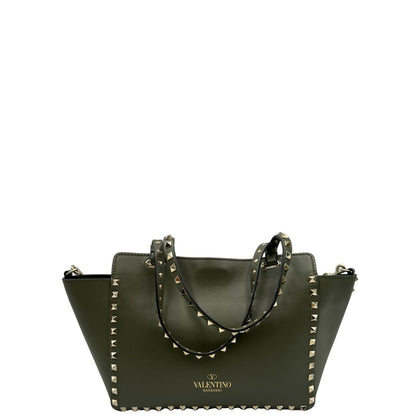 retro  Borsa V. G. in pelle verde 