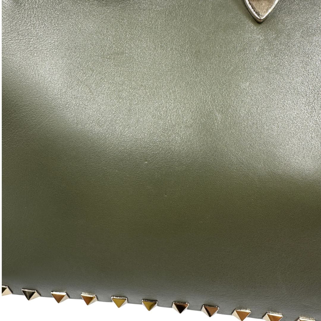  Borsa V. G. in pelle verde
