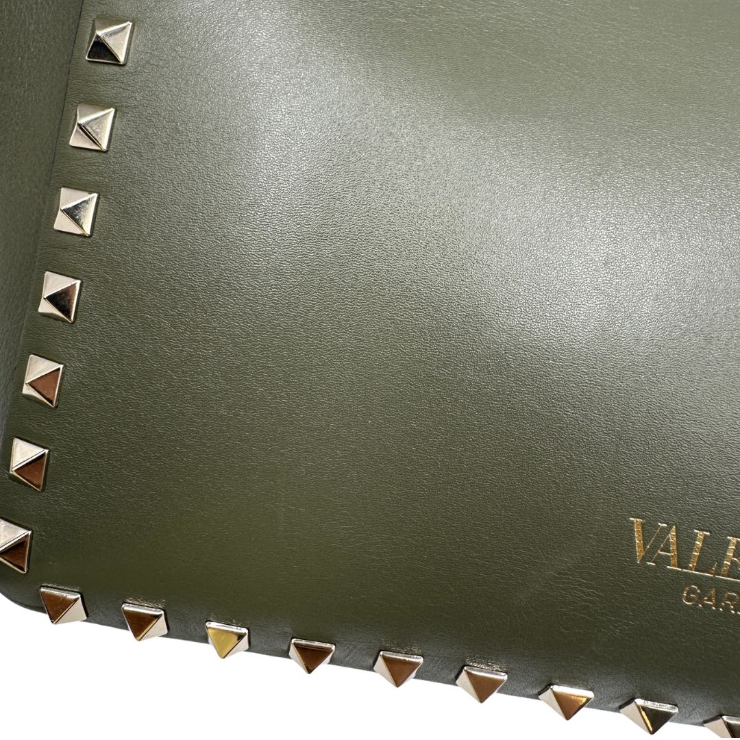  Borsa V. G. in pelle verde