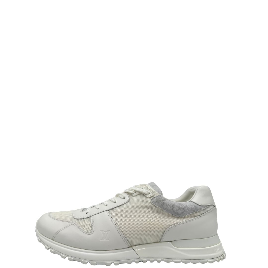 Sneaker Run Away in pelle bianca , di lusso, originale, ottime condizioni, usata