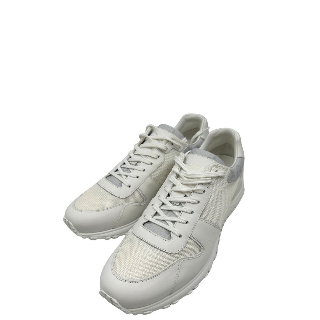 Sneaker Run Away in pelle bianca , di lusso, originale, ottime condizioni, usata