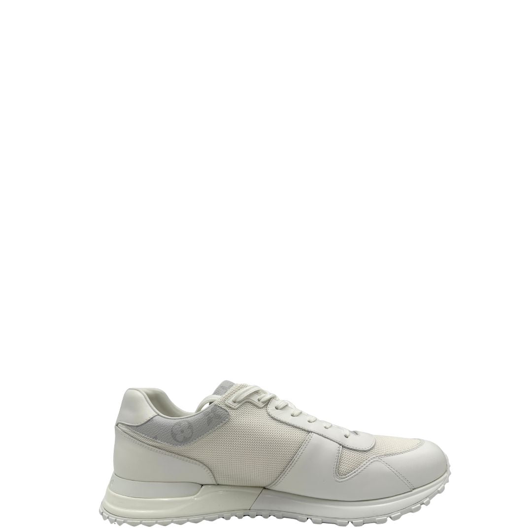 Sneaker Run Away in pelle bianca , di lusso, originale, ottime condizioni, usata