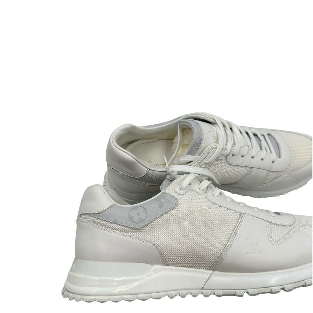 Sneaker Run Away in pelle bianca , di lusso, originale, ottime condizioni, usata