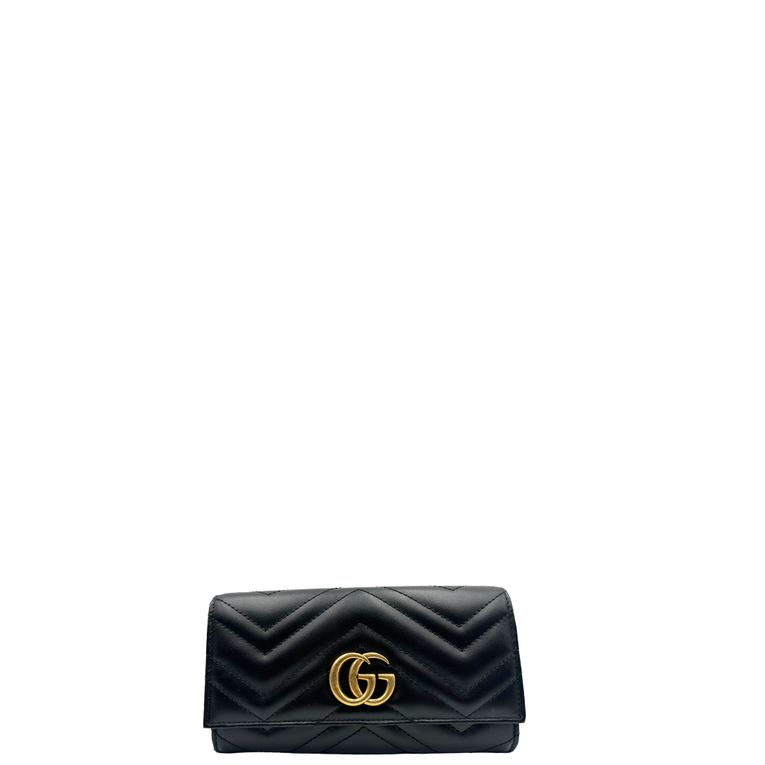 Portafoglio Gucci Marmont nero