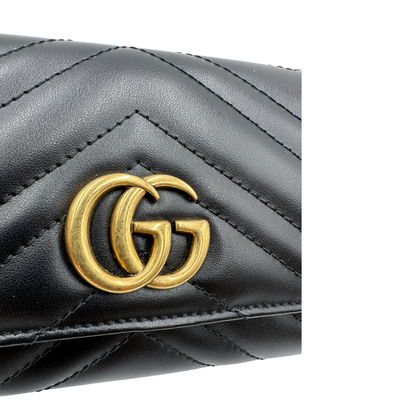 Portafoglio Gucci Marmont nero