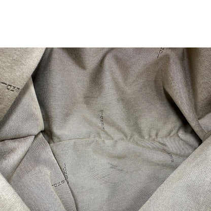 interno Borsa Fendi in tessuto trama zucchino con finiture in pelle blu, di lusso, originale, ottime condizioni, usata 