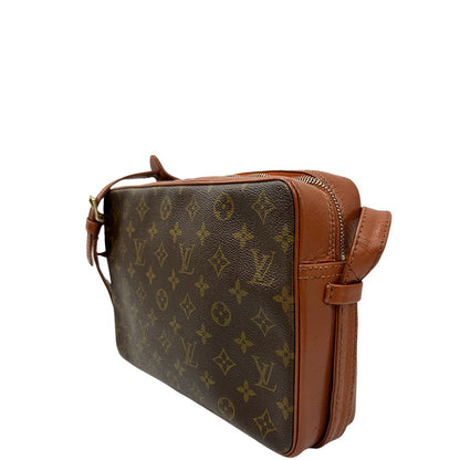 lato Borsa Sac Bandoulière LV in canvas marrone monogram, di lusso, originale, ottime condizioni, usata 