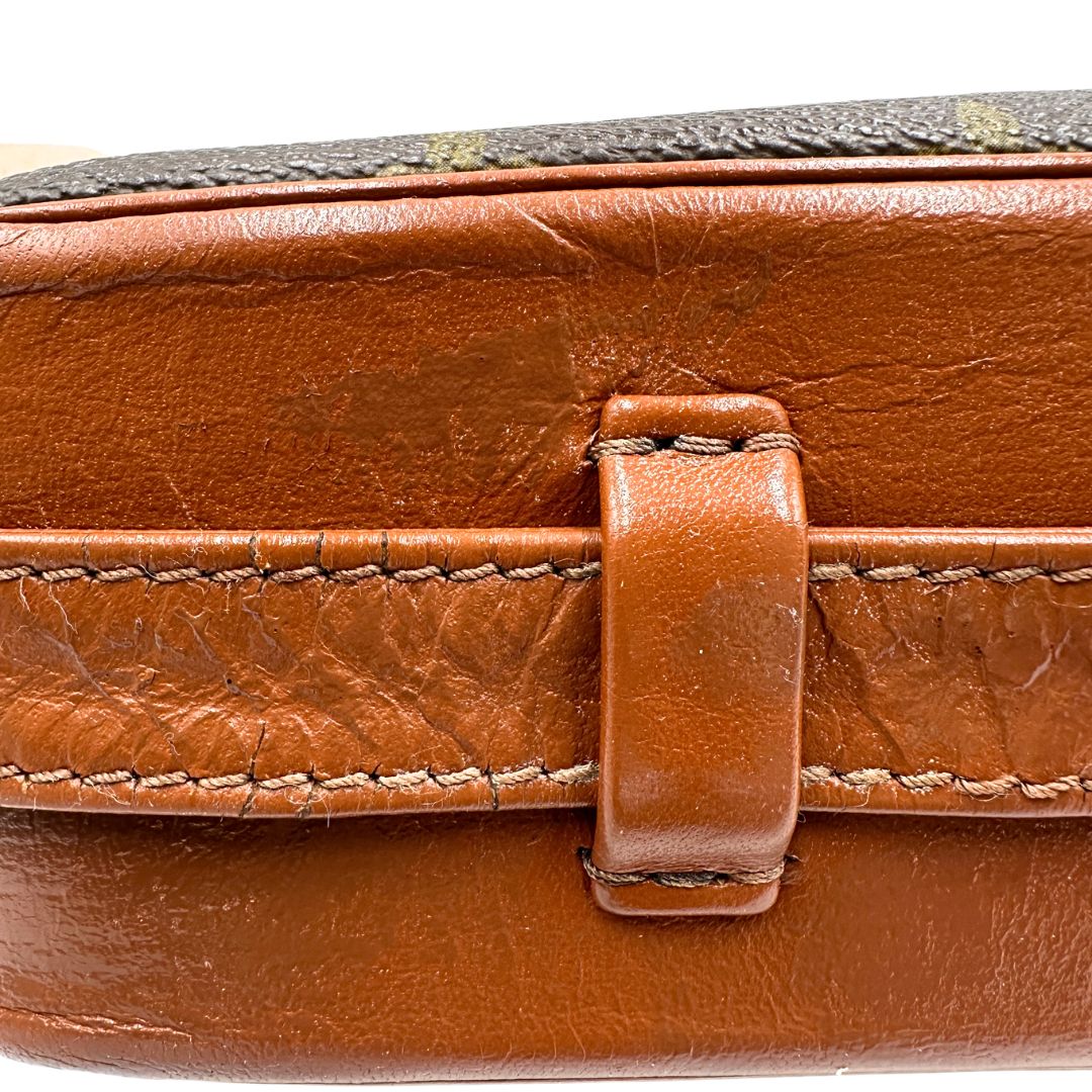 Borsa Sac Bandoulière LV in canvas marrone monogram, di lusso, originale, ottime condizioni, usata