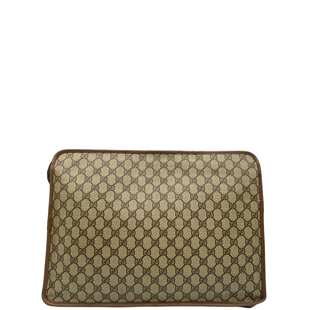 retro   Pochette portaducumenti Gucci vintage, di lusso, originale, buone condizioni, usata