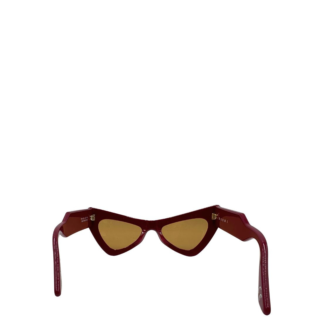 Occhiali da sole Marni in acetato color magenta