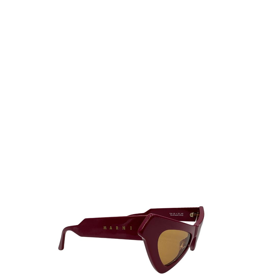 Occhiali da sole Marni in acetato color magenta