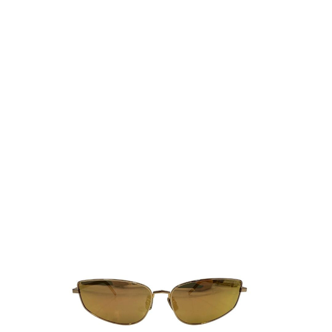 Occhiali da sole Givenchy in metallo dorato 