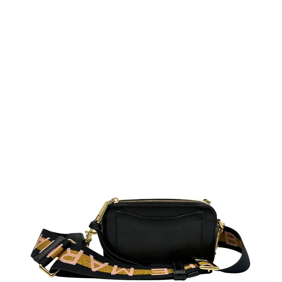 retro  Borsa Marc Jacobs in pelle nera e bianca 