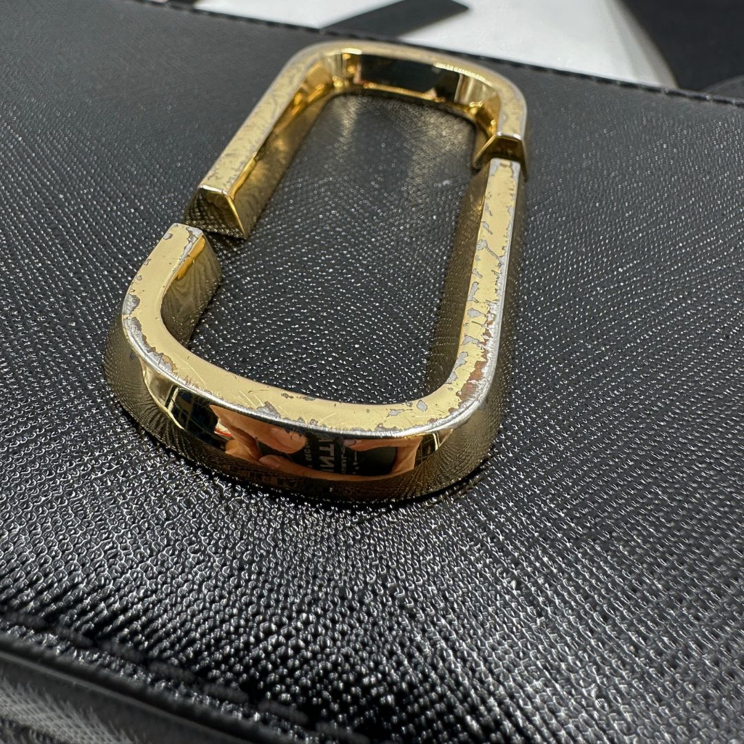 Borsa Marc Jacobs in pelle nera e bianca 