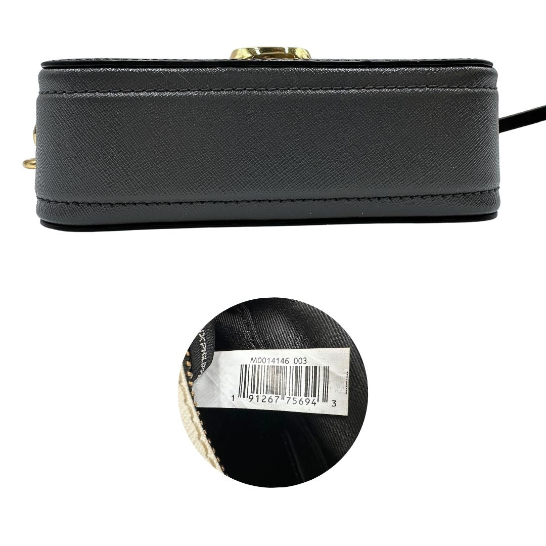 base Borsa Marc Jacobs in pelle nera e bianca 