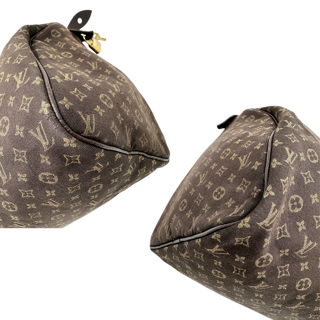 angoli Bauletto Speedy 30 LV in tessuto con monogram mini lin 