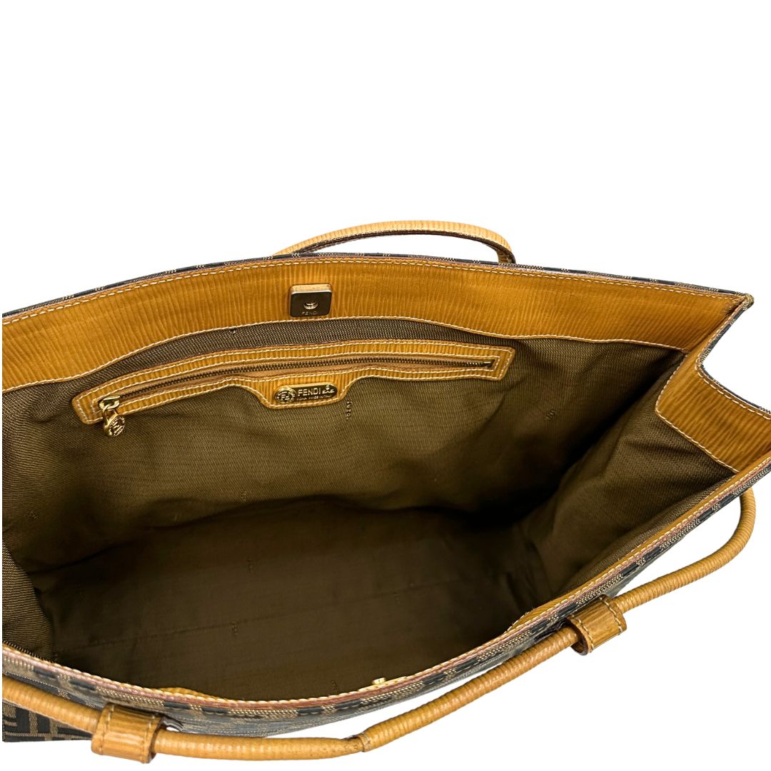 Borsa Tote Fendi Zucca
