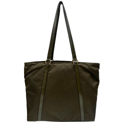 retro Borsa Prada in nylon verde