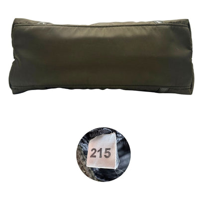 base Borsa Prada in nylon verde 