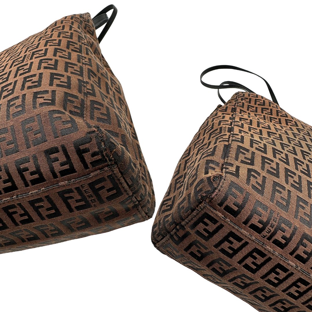 Tote Fendi Zucchino marrone