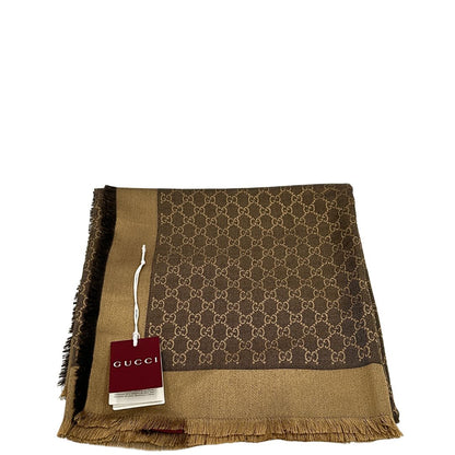 Scialle Gucci GG beige