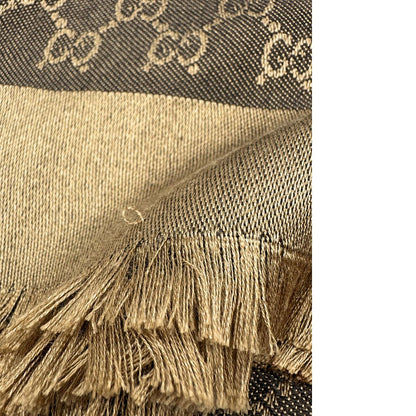 Scialle Gucci GG beige