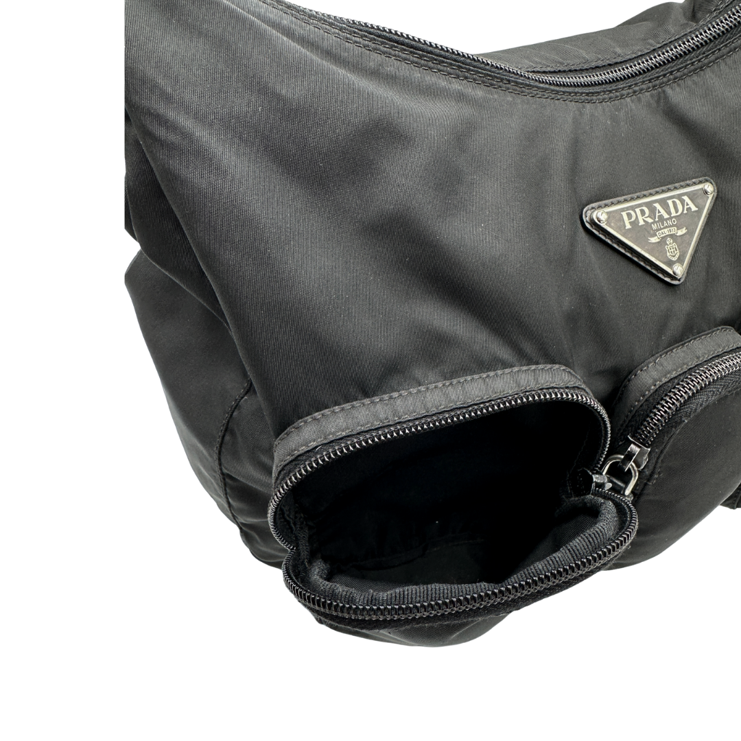Hobo Prada nylon nero