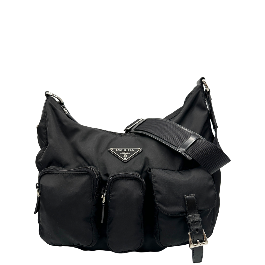 Hobo Prada nylon nero