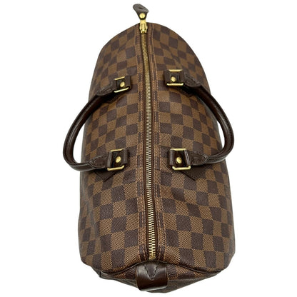 chiusura  Bauletto Speedy 35 LV in canvas Damier Ébène, di lusso, originale, ottime condizioni 