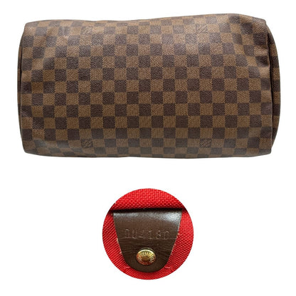 base  Bauletto Speedy 35 LV in canvas Damier Ébène, di lusso, originale, ottime condizioni 