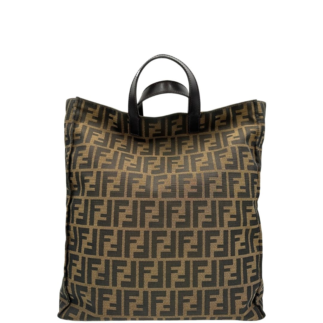 Sac Plat Fendi Zucca tabacco