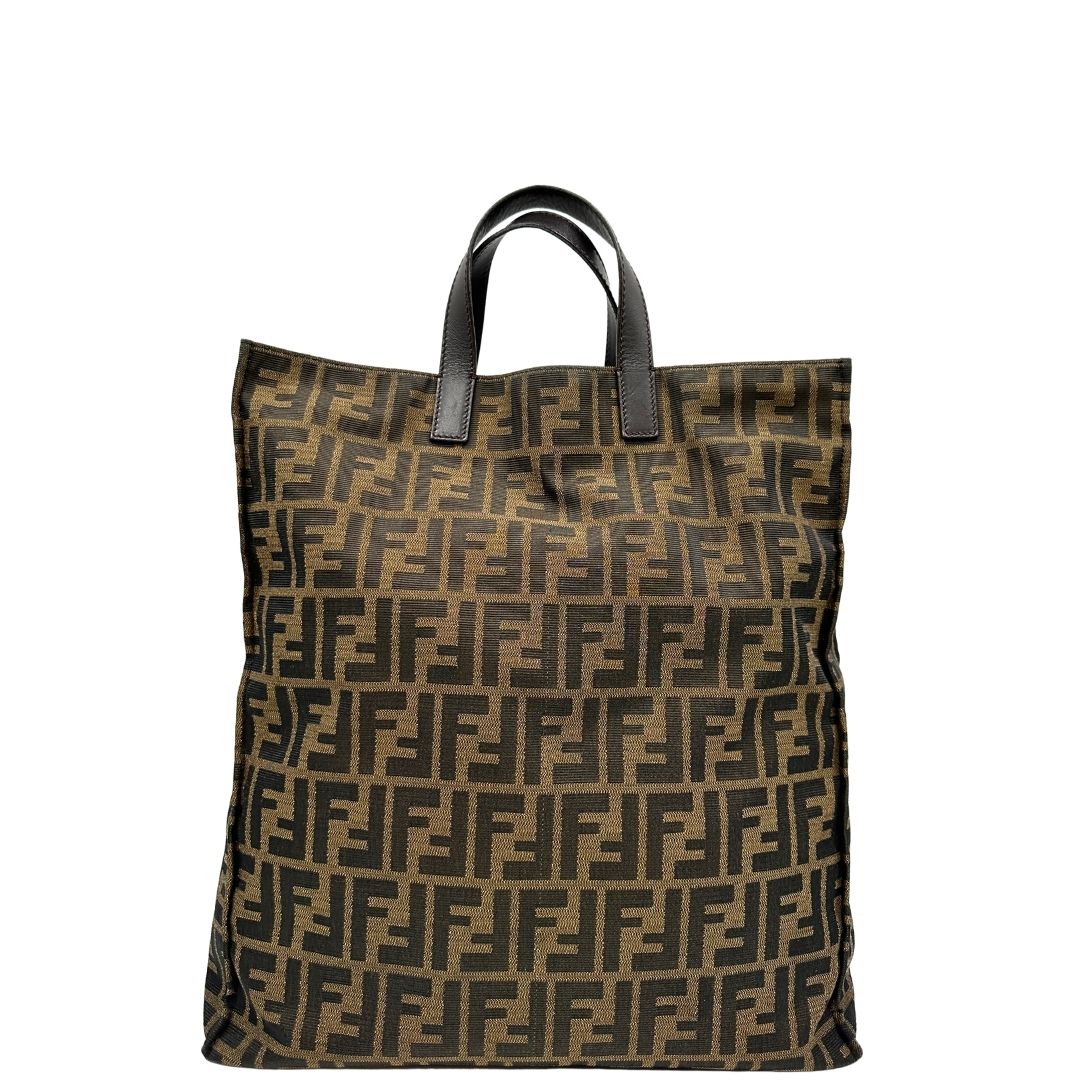 Sac Plat Fendi Zucca tabacco
