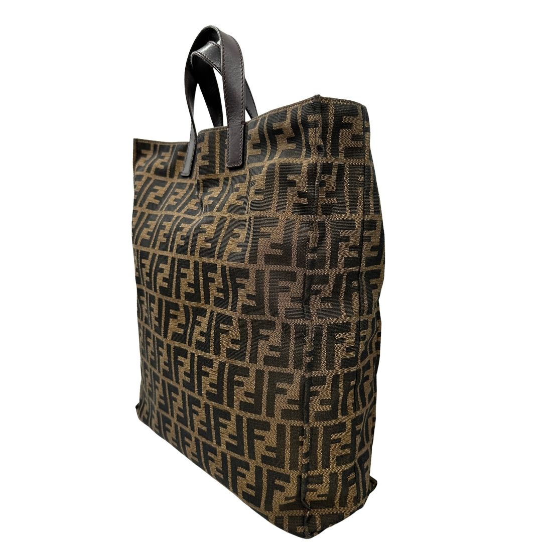 Sac Plat Fendi Zucca tabacco