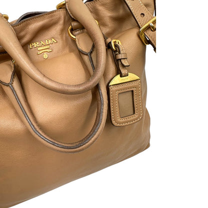 Tote Prada caramello