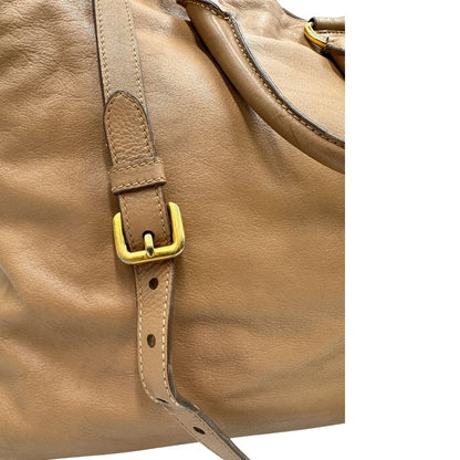 Tote Prada caramello