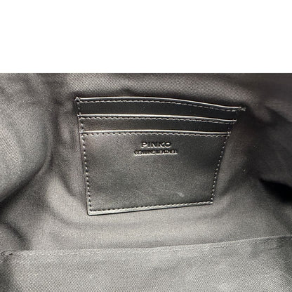 Borsa Pinko Bowling Escape piccola nera