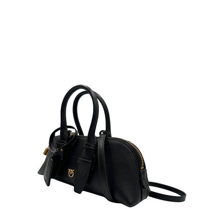 Borsa Pinko Bowling Escape piccola nera