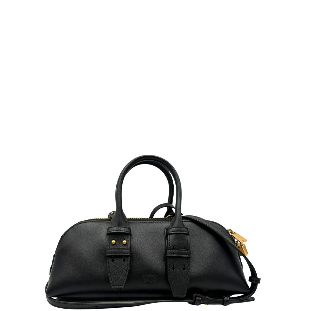 Borsa Pinko Bowling Escape piccola nera