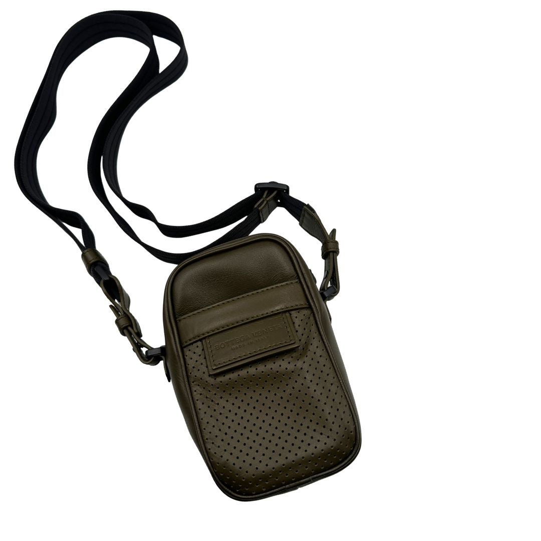 Tracolla traforata Bottega Veneta