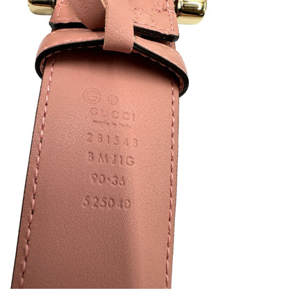 Cintura Gucci GG rosa TG. 44