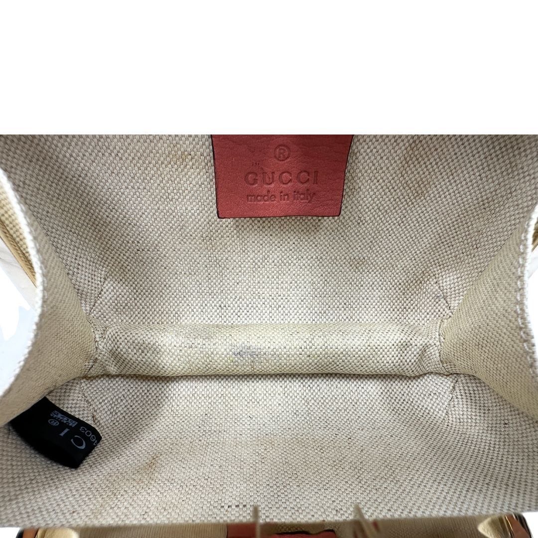 Gucci Microguccissima Bamboo Tassel Camera Bag