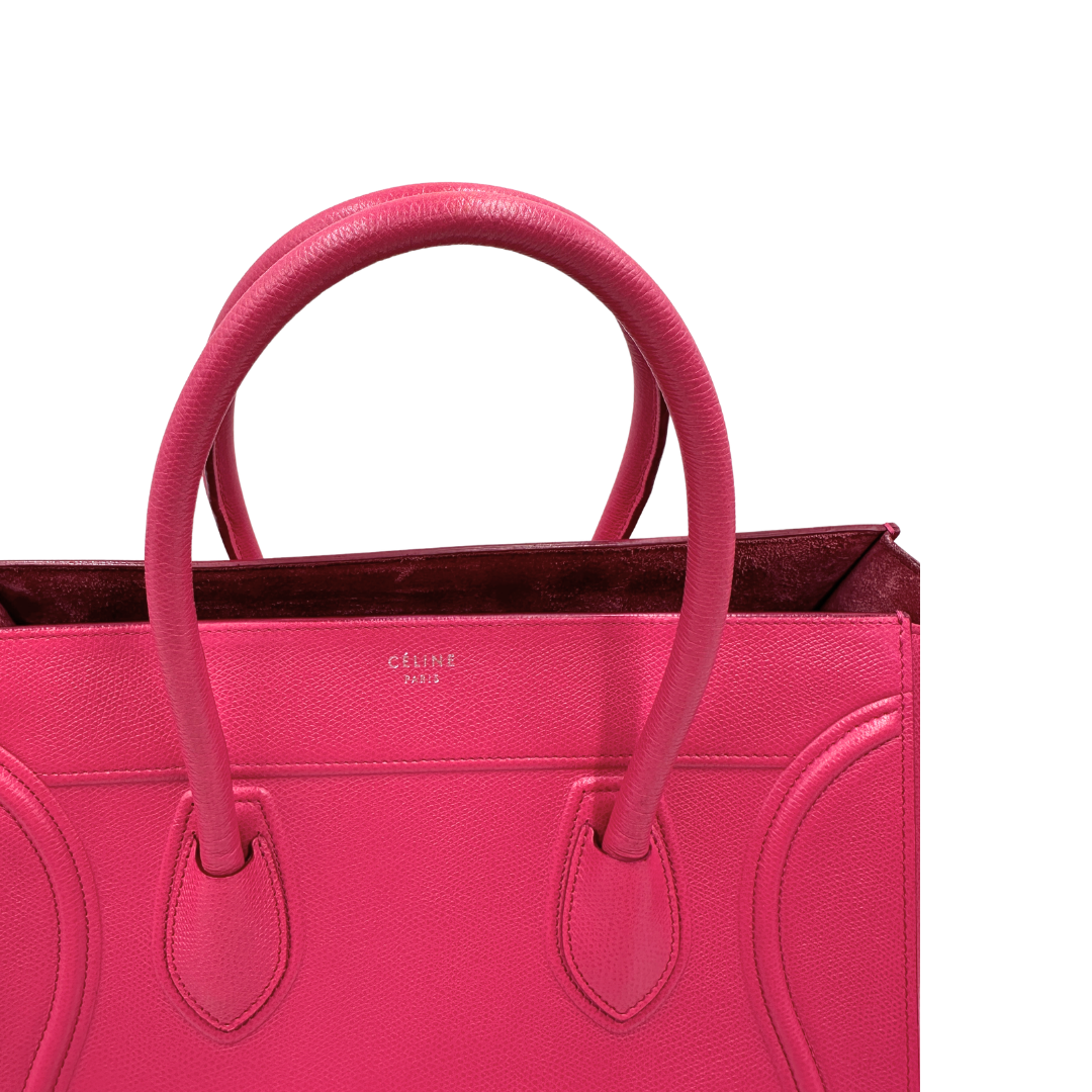 Borsa Céline Luggage fucsia