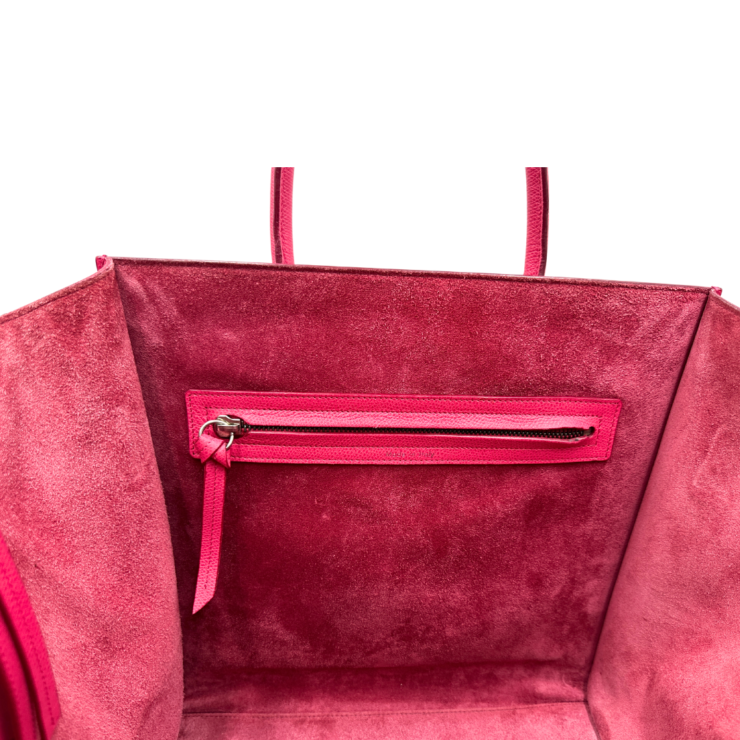 Borsa Céline Luggage fucsia